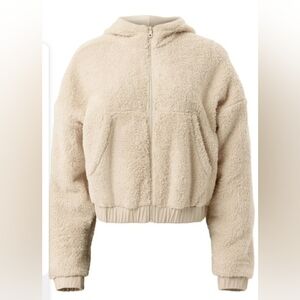 Girlfriend Collective Recycled Bomber in Cream